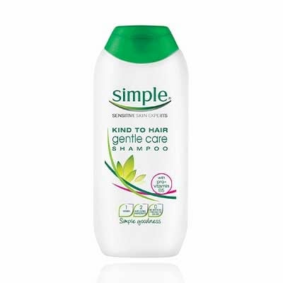 Simple Gentle Care Cleansing Shampoo, Sensitive Skin Experts, 200ml