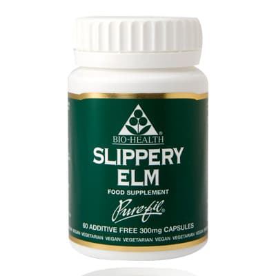 Bio-Health Slippery Elm Bark - 60 Capsules