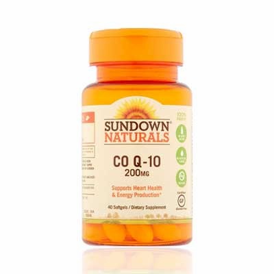 Sundown Naturals Co Q-10 200ml, 40 softgels