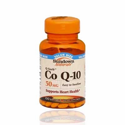 Sundown Naturals Co Q-10 50mg, 100 softgels