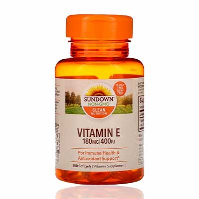 Sundown Vitamin E 180mg/400iu 100softgel