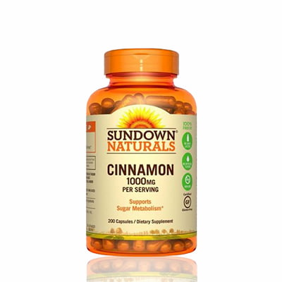 Sundown Cinnamon 1500mg Capsules, 200s