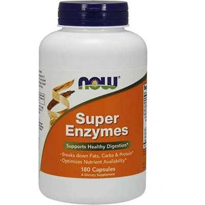 Now Super Enzymes - 180 Tablets.