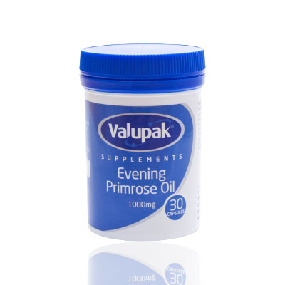 Valupak Evening Primrose Oil 30 Capsules