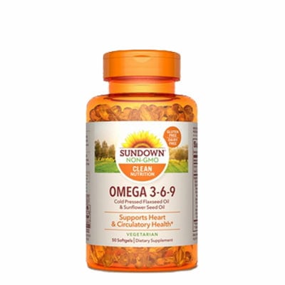 Sundown Veg Omega 3-6-9 Softgels - 50's