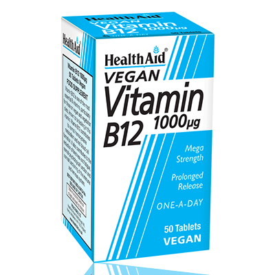 HealthAid Vitamin B12 Tablets 1000µg 50s