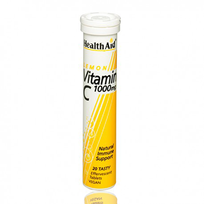 HealthaidVitamin C EFF 1G Lemon 20's