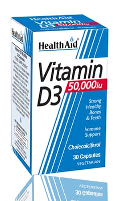 Health Aid Vitamin D3 50,000iu 30 Tablets.