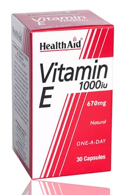 Health Aid Vitamin E 1000IU 30 Tablets