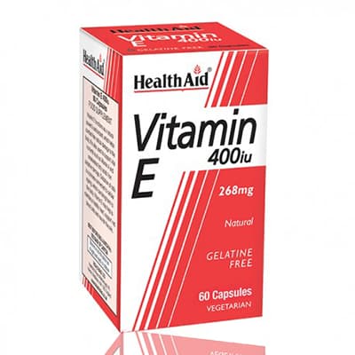 Health Aid Vitamin E 400iu Natural 60's.