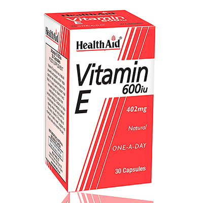 Health Aid Vitamin E 600iu Natural 30 Capsules