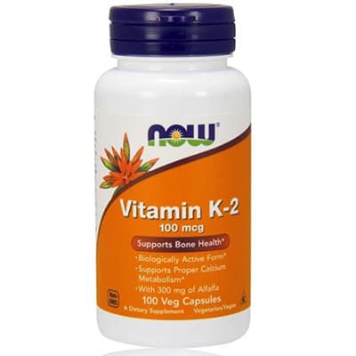 Now Vitamin K-2, Extra Strength 300 mcg Veg Capsules