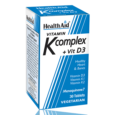 HealthAid Vitamin K Complex +Vit D3 30's Tablets