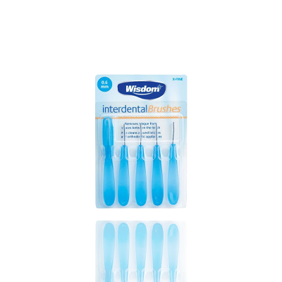 Wisdom Interdental Brushes 0.60mm 5's.