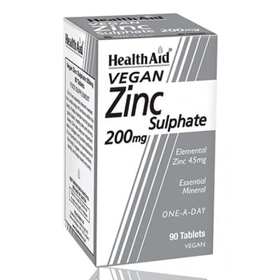 HealthAid Zinc Sulphate - 200mg 90s