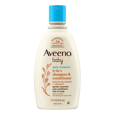 Aveeno BABY Daily Moisture 2in1 Shampoo & Conditioner 354ml