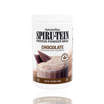 Natures Plus Spiru-Tein Protein Shake Chocolate - 476gm.