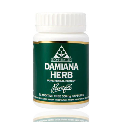 BioHealth Damiana Herb Caps 60's