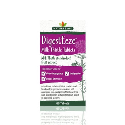 Natures Aid DigestEeze  (Milk Thistle) - 60