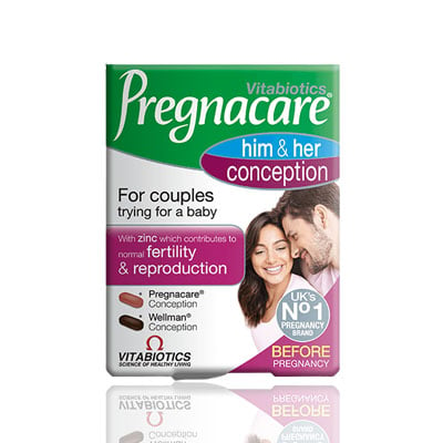 Vitabiotics Pregnacare Him & Her Conception - 60 Tablets