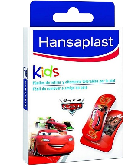 Hansaplast Kids Disney Cars Plasters 16's