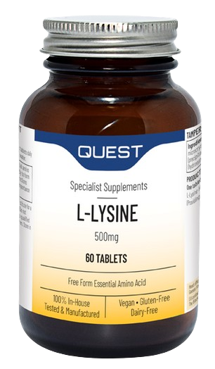 Quest L Lysine - 500mg 60's