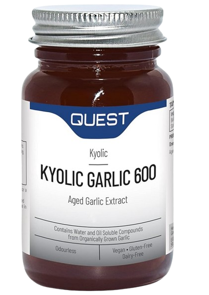 Quest Kyolic Garlic 600 60's - Odourless Aged Garlic Extract Bonus 90's