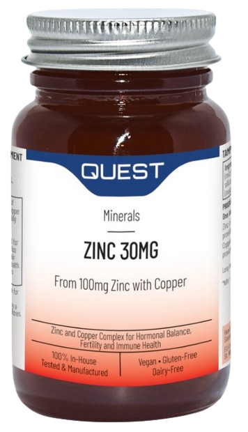 Quest Zinc Citrate 30mg Tabs 30's