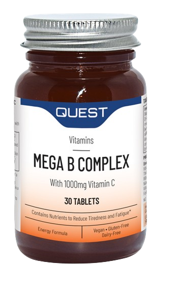 Quest Mega B Complex & C 30's - Vitamin B Complex with Vit C 1000mg