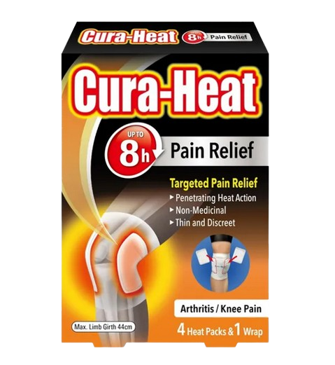 Cura-Heat Arthritis Pain Knee Patch 4's