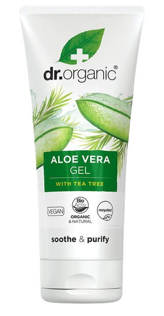 Dr Organic Aloe Vera Gel Tea Tree Oil 200ml