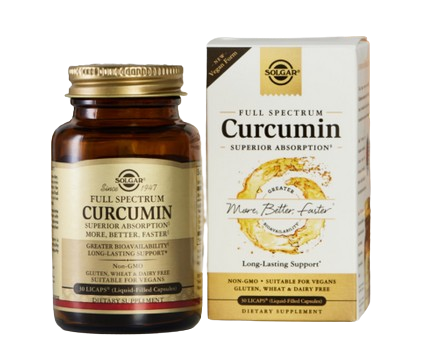 Solgar Curcumin Full Spectrum 30's Liquid Extract Softgels