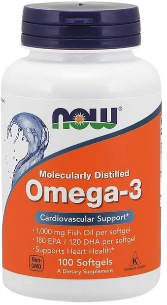 Now Omega 3 1000 mg 100Capsules