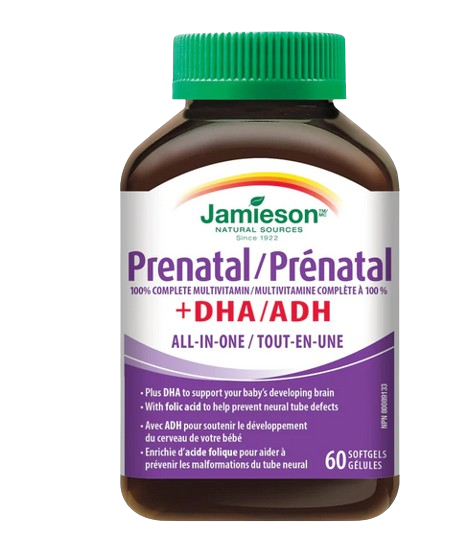 Jamieson Prenatal 100% + Dha Soft Gels 60's