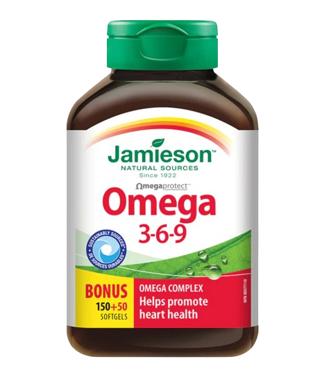 Jamieson Omega 3-6-9 1200mg Softgels 200's