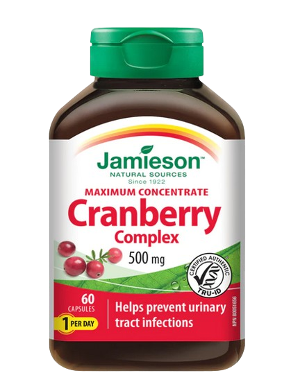 Jamieson Cranberry Complex 500mg Capsules 60's