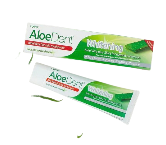 Optima Aloe Vera Toothpaste - Whitening - with Silica, Vat K & Tea Tree