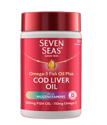 Seven Seas Omega-3 Cod Liver Oil Plus Multivitamins Capsules 30s