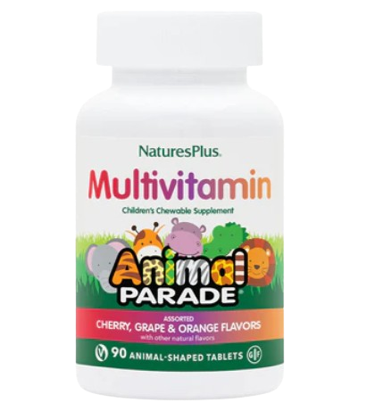 Nature's Plus Animal Parade Children's Multivitamins – 90 Capsules.