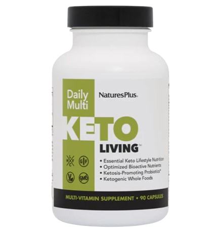 Nature's Plus KetoLivin Daily Multivits VCaps - 90 Capsules.