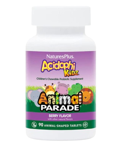 Nature's Plus Animal Parade Acidophikidz - 90 Capsules.