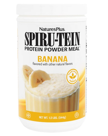 Natures Plus Spiru-tein Protein Shake Banana - 544gm.