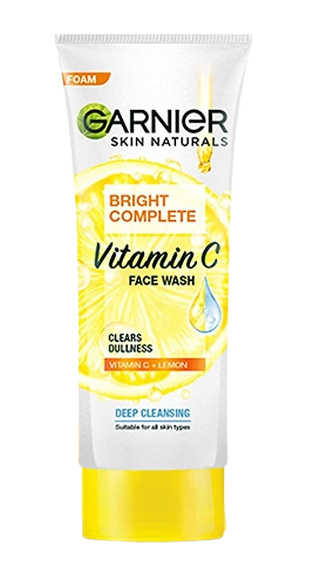 Garnier Bright Complete Vitamin C Face Wash-100g