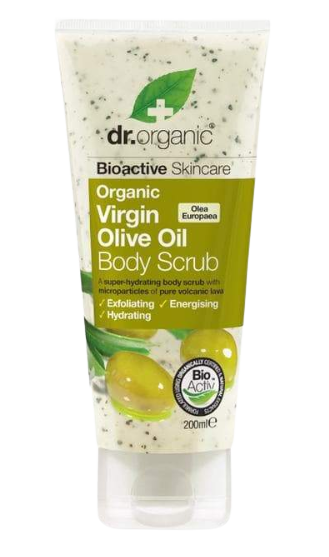 Dr Organic Virgin Olive Oil Body Scrub, 200ml