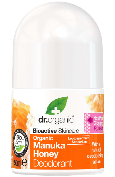 Dr Organic Manuka Honey Deodorant, 50ml