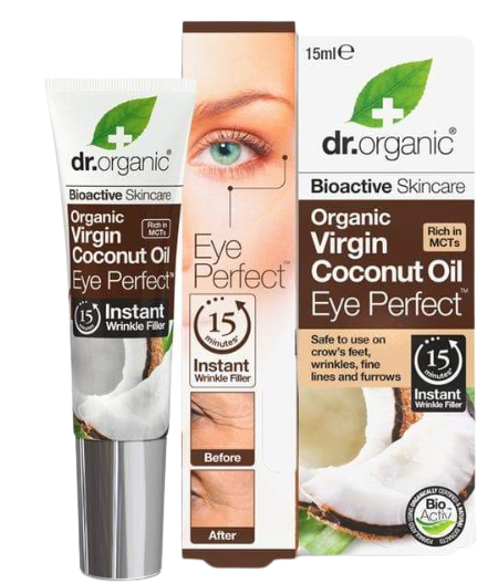 Dr Organic Virgin Coconut Oil Eye Serum Wrinkle Filler,15ml