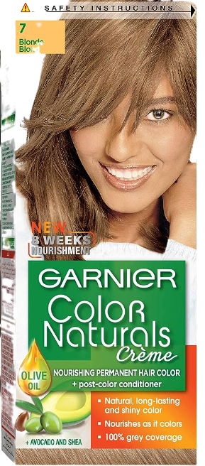 Garnier Color Naturals Hair Colour Cream 60ml (#7 Blonde)