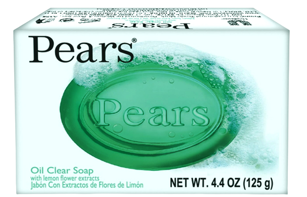 Pears Pure & Gentle with Lemon Flower Green, 125 grams