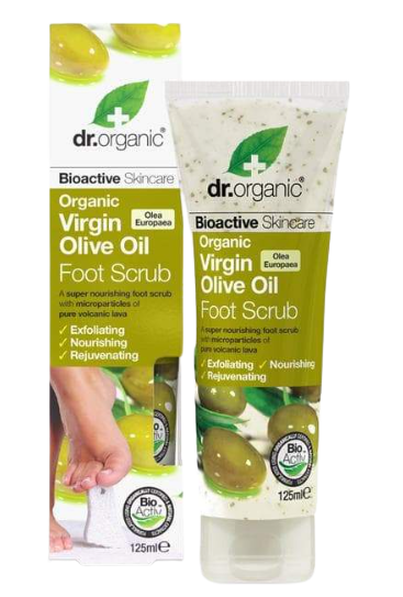 Dr. Organic Olive Oil Foot Scrub 125ml