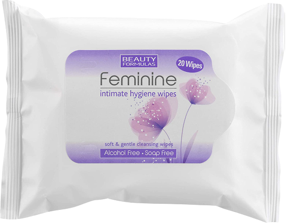 Beauty Formulas Feminine Intimate Hygiene Wipes 20's